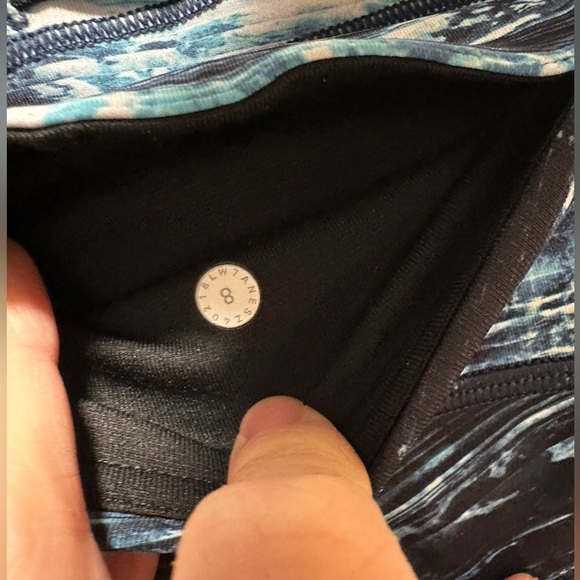 NWOT LULULEMON blue shorelines Train Times Short *6" - Picture 9 of 9